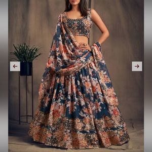 Floral Lehenga size 34
